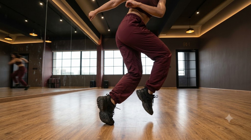 Dance movement close-up